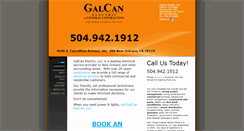 Desktop Screenshot of galcanelectric.com