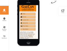 Tablet Screenshot of galcanelectric.com